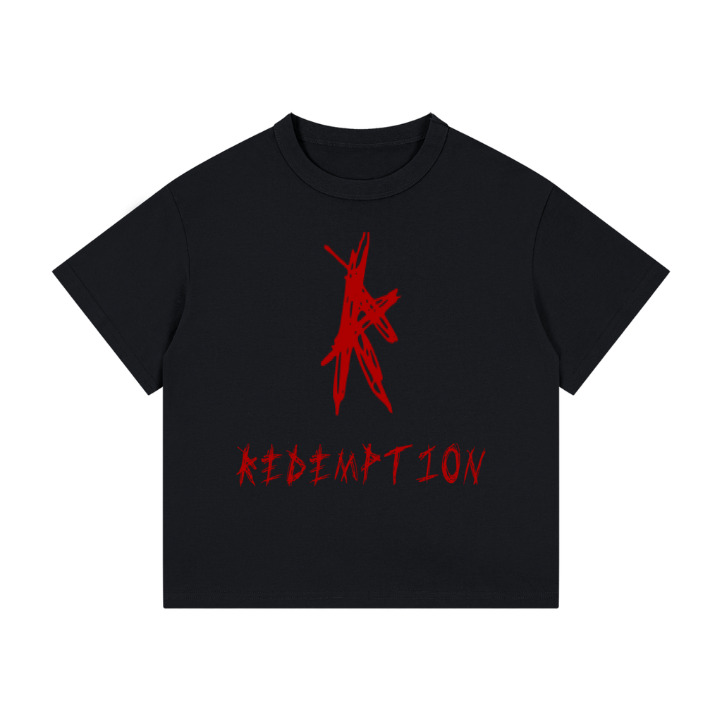 Kid's Loose Fit "REDEMPTION" Drop Shoulder T-Shirt