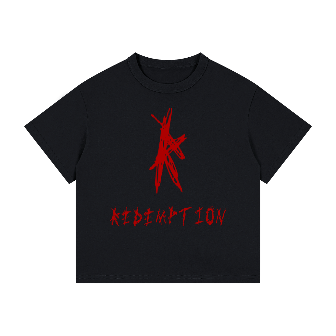 Kid's Loose Fit "REDEMPTION" Drop Shoulder T-Shirt