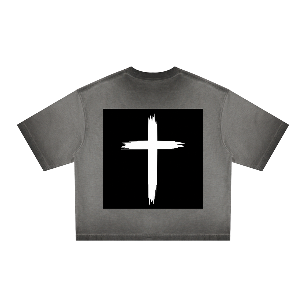 Unisex "REDEMPTION" Reverse Dyed Boxy T-Shirt