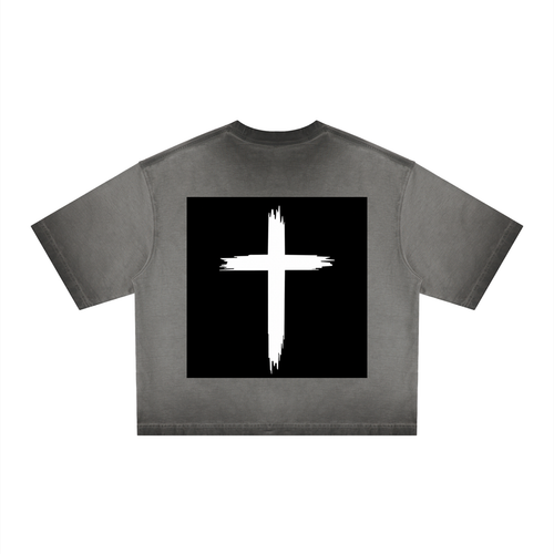 Unisex "REDEMPTION" Reverse Dyed Boxy T-Shirt