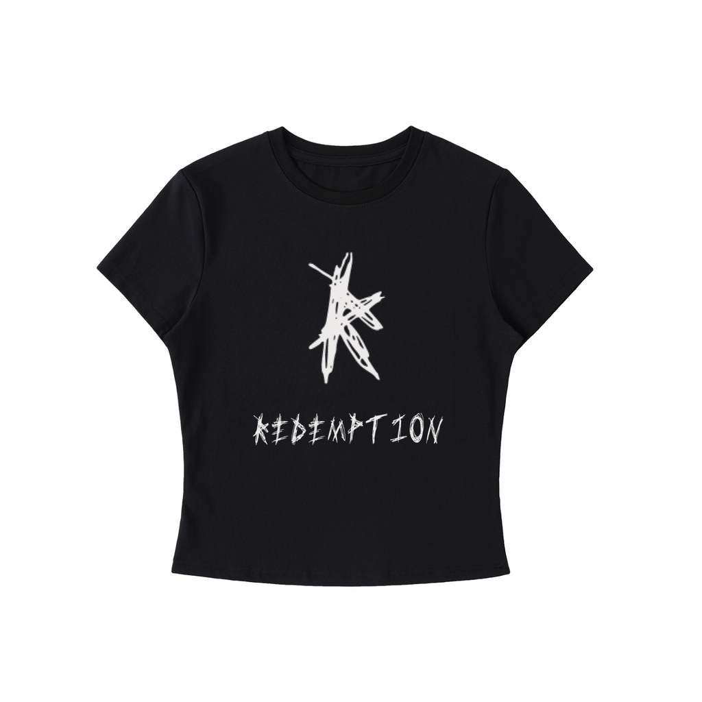 Women's Bodycon "REDEMPTION" Crewneck T-Shirt