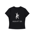 Women's Bodycon "REDEMPTION" Crewneck T-Shirt