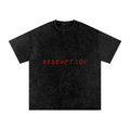 Snow Washed "Redemption" Oversized Shirt