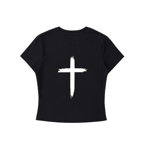 Women's Bodycon "REDEMPTION" Crewneck T-Shirt